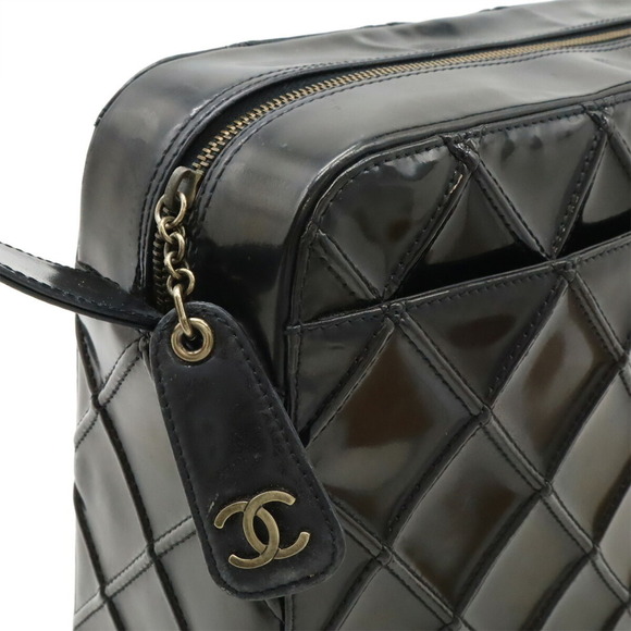 CHANEL Black Leather Shoulder Bag - Picture 6 of 10